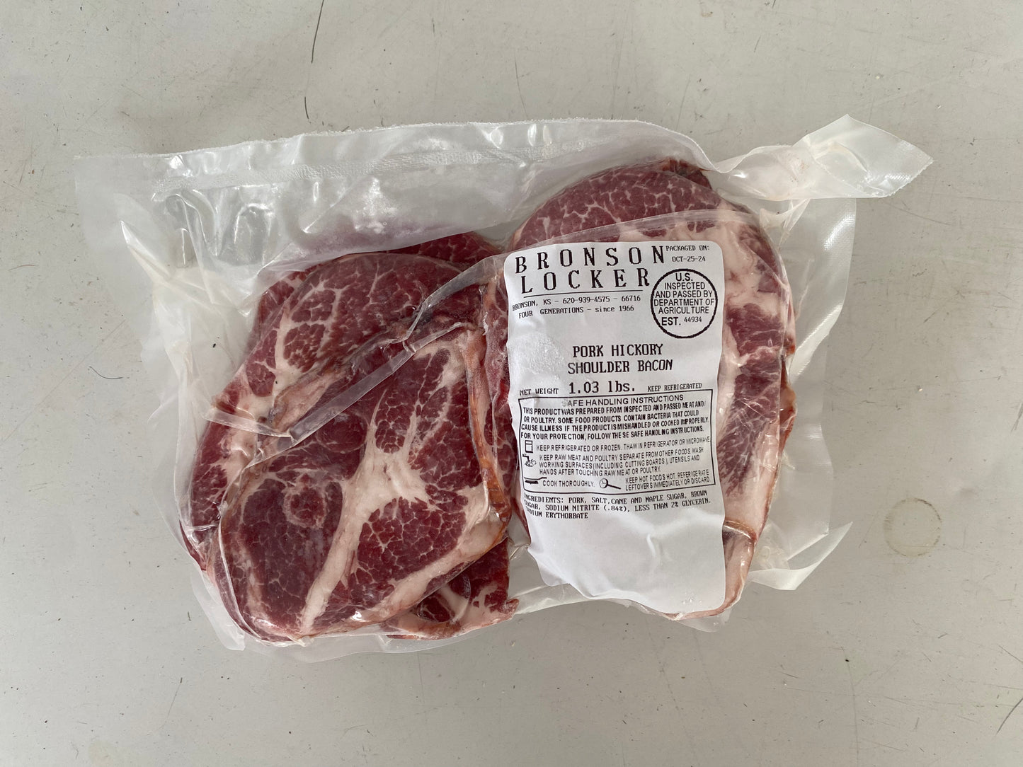 Shoulder Bacon, 1 lb.
