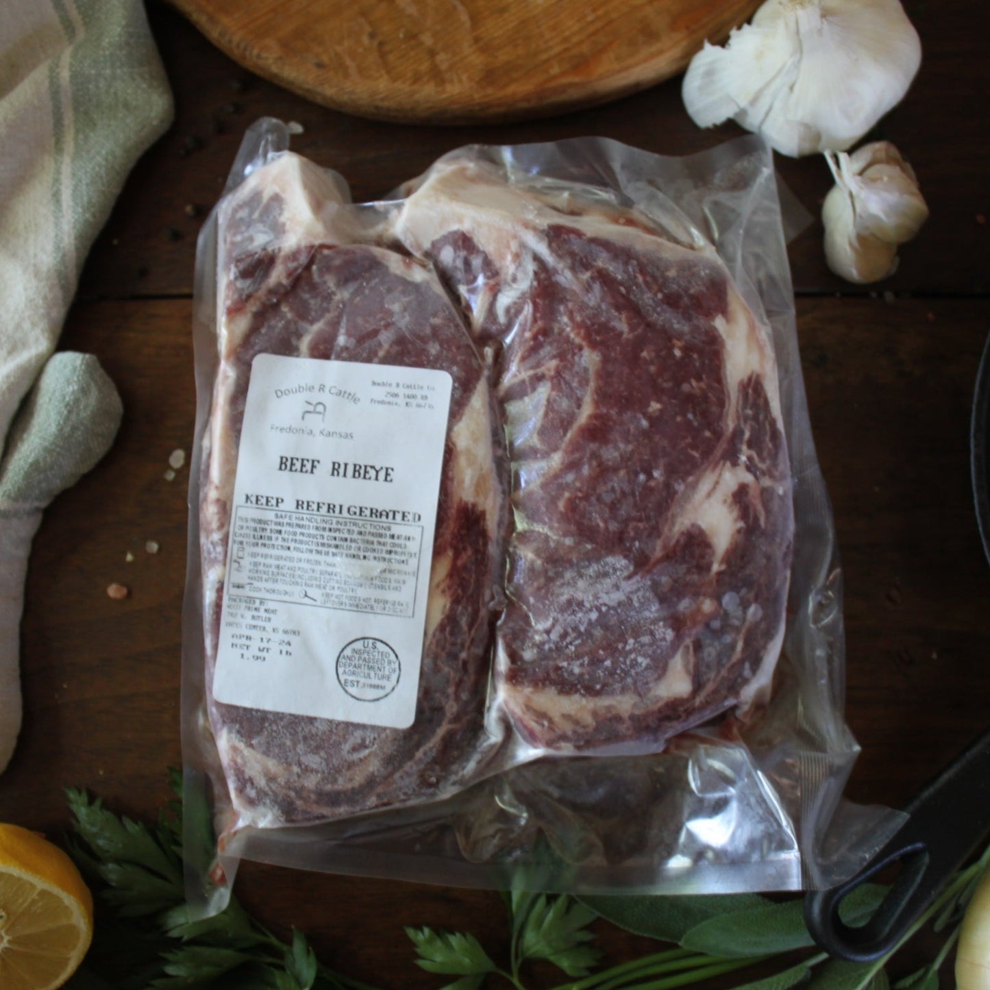 Beef Ribeye Steak (2-piece)