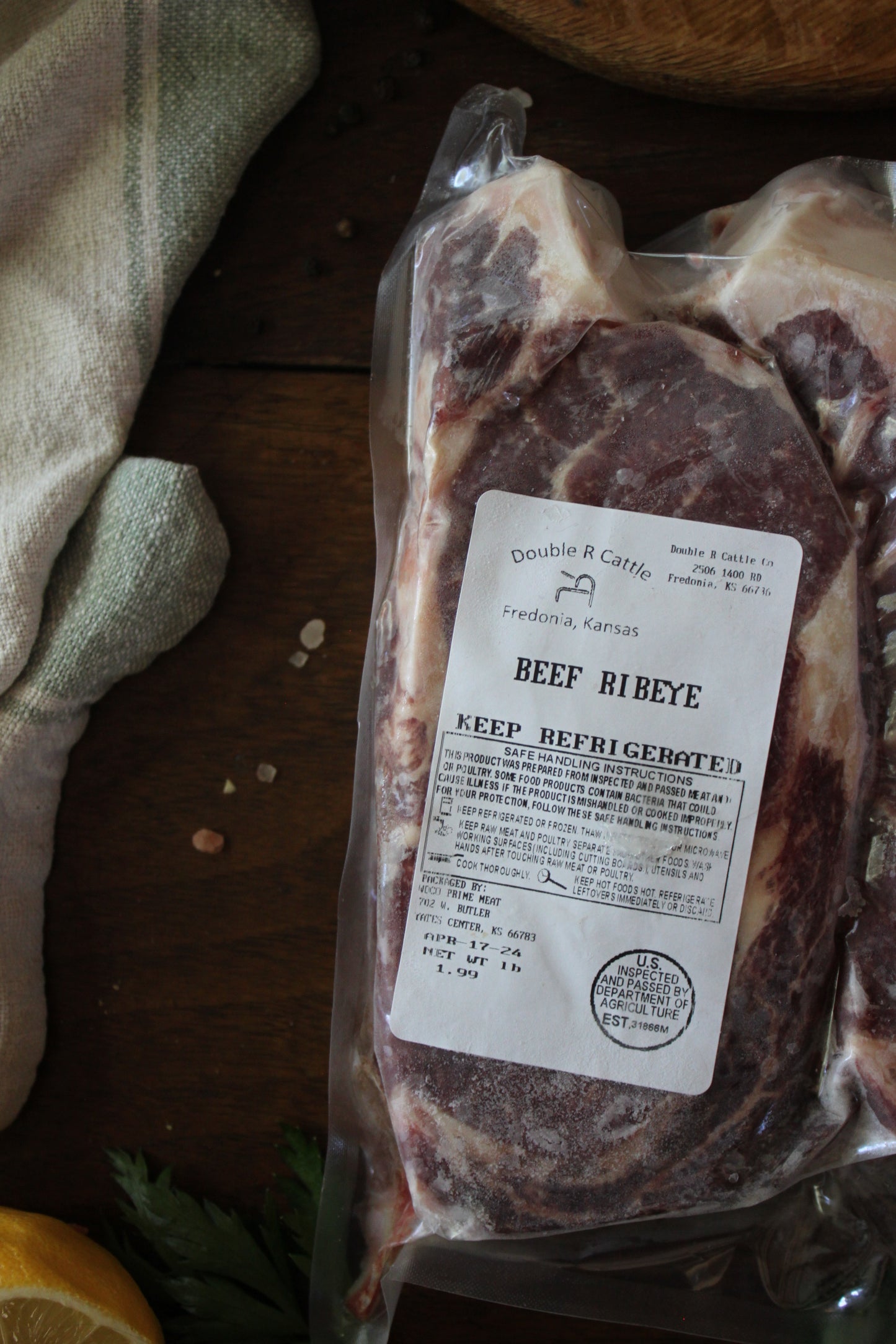 Beef Ribeye Steak (2-piece)