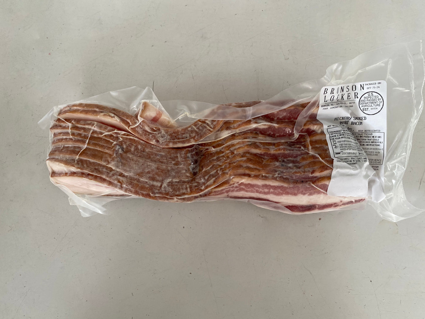 Bacon (smoked, thick-cut), 1 lb.