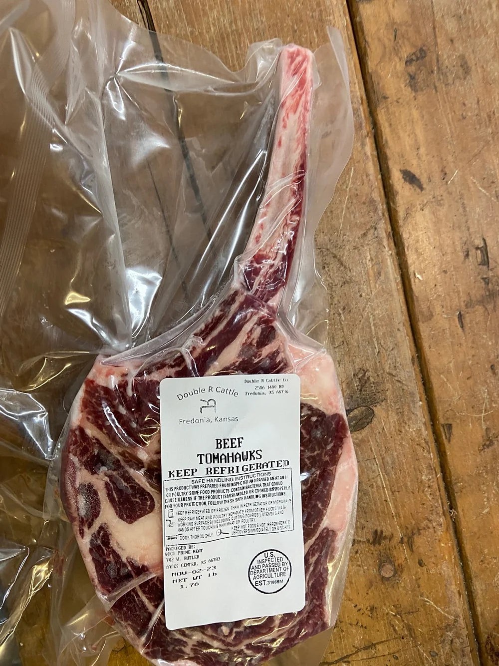 Beef Tomahawk Steak, 1 ct.