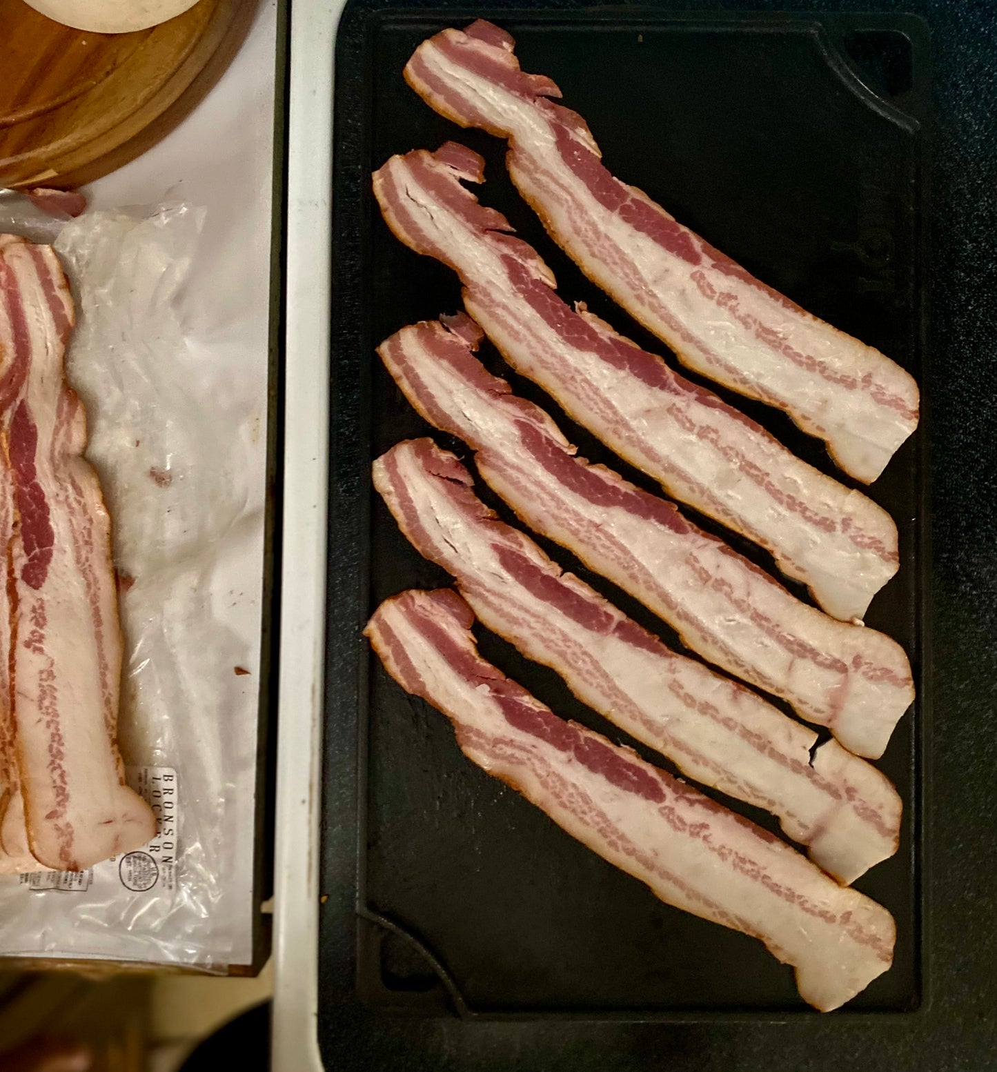 Bacon (smoked, thick-cut), 1 lb.